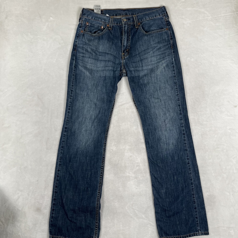 Levi's 527 Bootcut Jeans Mens 32x34 Blue Slim Denim Medium Wash Casual Pants